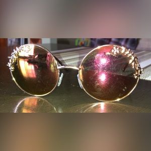 Gold sunglasses